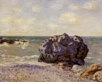 Sisley, Alfred - Langland Bay, Storr's Rock, Morning